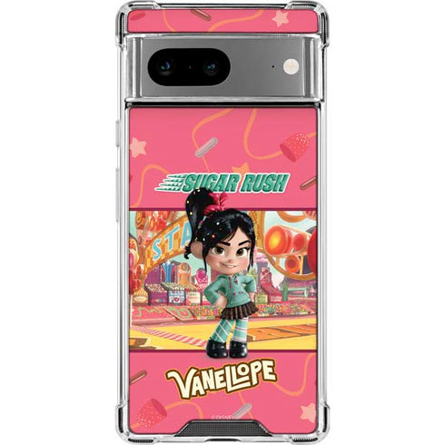 Disney Wreck-it Ralph Vanellope Sugar Rush Google Pixel 8a Clear Case